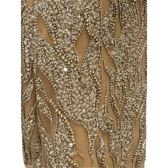 Terani Conture Rhinestone Cocktail Evening Holiday Dress Size 4 - Picture 3 of 16